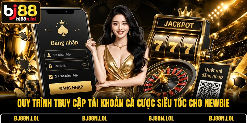 Quy trình truy cập tài khoản cá cược siêu tốc cho newbie